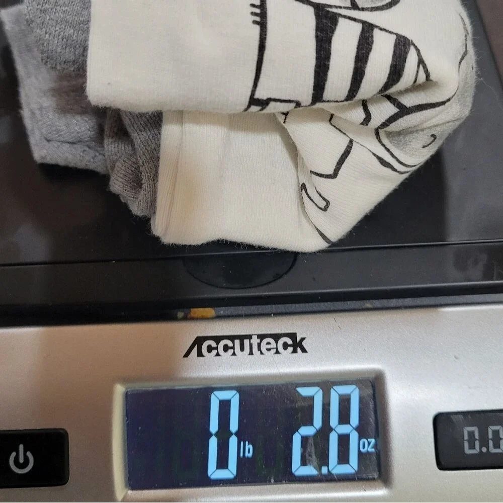 Carter's Size Newborn Gray and White Animal Outfit